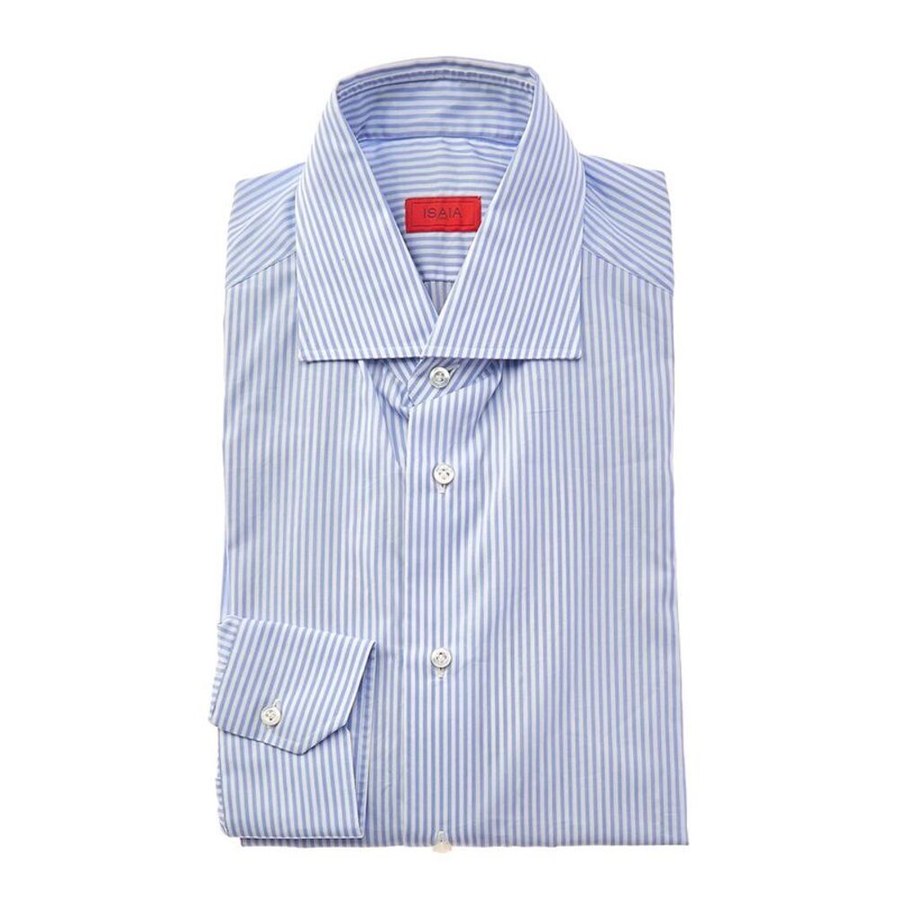 Isaia Mens  Dress Shirt, Blue